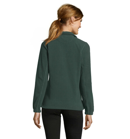 NORTH DAMEN FL JACKE  300g - Grün bedrucken, Art.-Nr. S54500-FI-XL