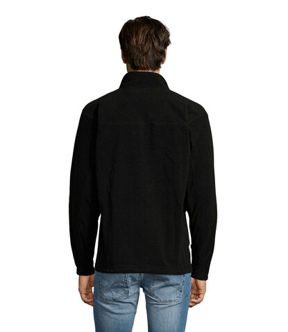 NORTH MEN Fleece-Jacke - Schwarz bedrucken, Art.-Nr. S55000-BK-M NORTH MEN Fleece-Jacke - Schwarz bedrucken, Art.-Nr. S55000-BK-M