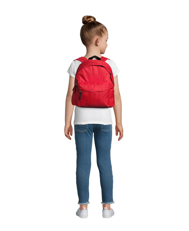 RIDER KIDS RUCKSACK - Red bedrucken, Art.-Nr. S70101-RD-M RIDER KIDS RUCKSACK - Red bedrucken, Art.-Nr. S70101-RD-M