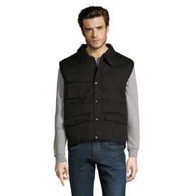 EQUINOX PRO BODYWARMER - Schwarz bedrucken, Art.-Nr. S80503-BK-XXL