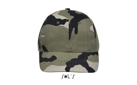 BUFFALO SIX PANEL CAP - Camo bedrucken, Art.-Nr. S88100-CA-M