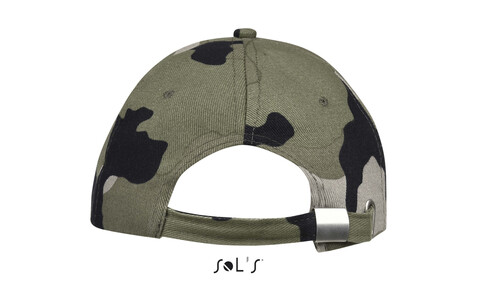 BUFFALO SIX PANEL CAP - Camo bedrucken, Art.-Nr. S88100-CA-M