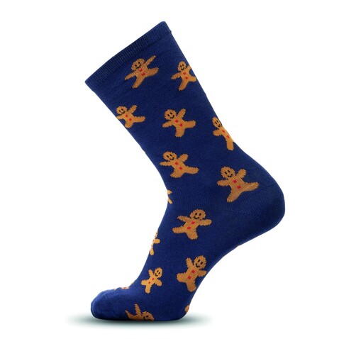 Weihnachtssocken L - Blau bedrucken, Art.-Nr. CX1575-04 Weihnachtssocken L - Blau bedrucken, Art.-Nr. CX1575-04