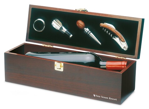 Weinset - Holz bedrucken, Art.-Nr. KC2690-40 Weinset - Holz bedrucken, Art.-Nr. KC2690-40