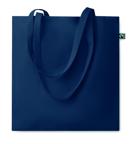 Einkaufstasche Fairtrade 140g - Blau bedrucken, Art.-Nr. MO2098-04