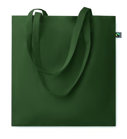 Einkaufstasche Fairtrade 140g - Dunkelgrün bedrucken, Art.-Nr. MO2098-60