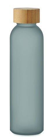 Glasflasche 500 ml - Transparent Grau bedrucken, Art.-Nr. MO2105-27 Glasflasche 500 ml - Transparent Grau bedrucken, Art.-Nr. MO2105-27