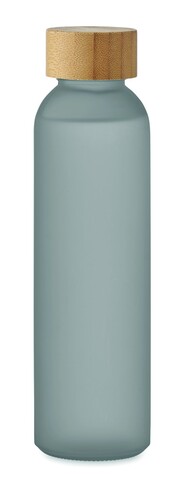 Glasflasche 500 ml - Transparent Grau bedrucken, Art.-Nr. MO2105-27 Glasflasche 500 ml - Transparent Grau bedrucken, Art.-Nr. MO2105-27