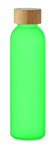Glasflasche 500 ml - Transparent Grün bedrucken, Art.-Nr. MO2105-24 Glasflasche 500 ml - Transparent Grün bedrucken, Art.-Nr. MO2105-24