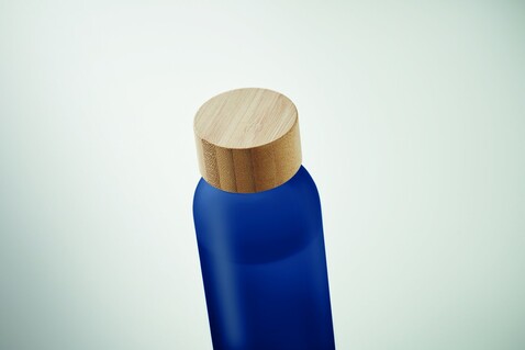 Glasflasche 500 ml - Transparent Blau bedrucken, Art.-Nr. MO2105-23 Glasflasche 500 ml - Transparent Blau bedrucken, Art.-Nr. MO2105-23