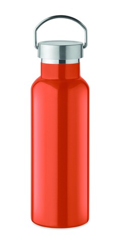 Doppelwandige Flasche 500 ml - Orange bedrucken, Art.-Nr. MO2107-10 Doppelwandige Flasche 500 ml - Orange bedrucken, Art.-Nr. MO2107-10