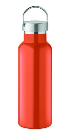 Doppelwandige Flasche 500 ml - Orange bedrucken, Art.-Nr. MO2107-10 Doppelwandige Flasche 500 ml - Orange bedrucken, Art.-Nr. MO2107-10