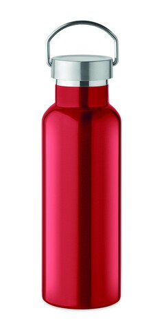 Doppelwandige Flasche 500 ml - Rot bedrucken, Art.-Nr. MO2107-05 Doppelwandige Flasche 500 ml - Rot bedrucken, Art.-Nr. MO2107-05