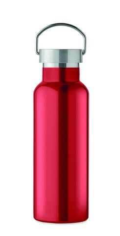 Doppelwandige Flasche 500 ml - Rot bedrucken, Art.-Nr. MO2107-05 Doppelwandige Flasche 500 ml - Rot bedrucken, Art.-Nr. MO2107-05