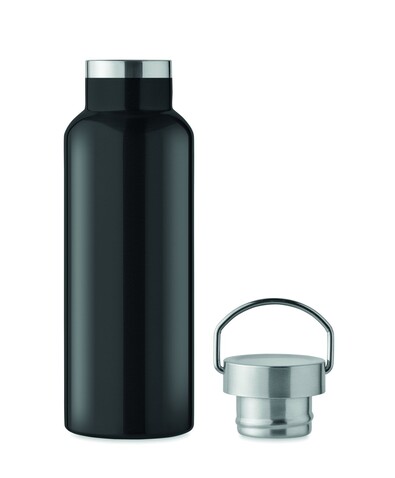 Doppelwandige Flasche 500 ml - Schwarz bedrucken, Art.-Nr. MO2107-03 Doppelwandige Flasche 500 ml - Schwarz bedrucken, Art.-Nr. MO2107-03