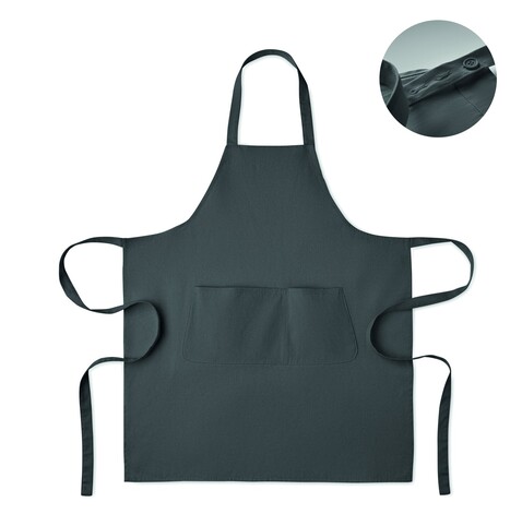 Küchenschürze Organic Cotton - Steingrau bedrucken, Art.-Nr. MO2249-15 Küchenschürze Organic Cotton - Steingrau bedrucken, Art.-Nr. MO2249-15