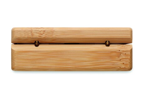 TWS 5.3 wireless Ohrhörer-Set - Holz bedrucken, Art.-Nr. MO2303-40