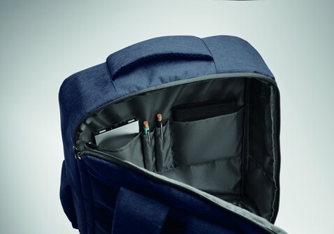15" Laptop-Rucksack - Marineblau bedrucken, Art.-Nr. MO2305-85 15" Laptop-Rucksack - Marineblau bedrucken, Art.-Nr. MO2305-85
