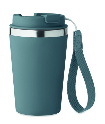 Doppelwandiger Trinkbecher 350 - Petrol bedrucken, Art.-Nr. MO2317-20 Doppelwandiger Trinkbecher 350 - Petrol bedrucken, Art.-Nr. MO2317-20