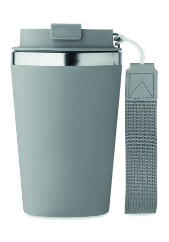 Doppelwandiger Trinkbecher 350 - Steingrau bedrucken, Art.-Nr. MO2317-15 Doppelwandiger Trinkbecher 350 - Steingrau bedrucken, Art.-Nr. MO2317-15