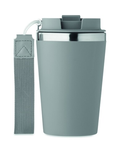 Doppelwandiger Trinkbecher 350 - Steingrau bedrucken, Art.-Nr. MO2317-15 Doppelwandiger Trinkbecher 350 - Steingrau bedrucken, Art.-Nr. MO2317-15