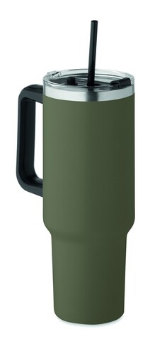 Doppelwandiger Trinkbecher - Dunkelgrün bedrucken, Art.-Nr. MO2327-60 Doppelwandiger Trinkbecher - Dunkelgrün bedrucken, Art.-Nr. MO2327-60