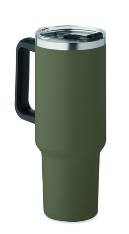 Doppelwandiger Trinkbecher - Dunkelgrün bedrucken, Art.-Nr. MO2327-60 Doppelwandiger Trinkbecher - Dunkelgrün bedrucken, Art.-Nr. MO2327-60