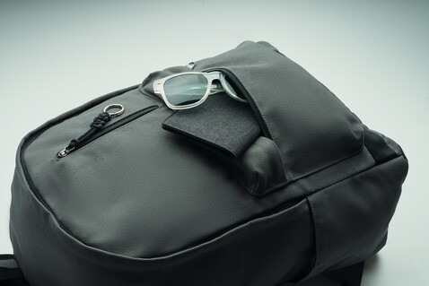 15 " Laptop-Rucksack - Steingrau bedrucken, Art.-Nr. MO2391-15
