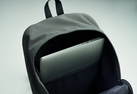 15 " Laptop-Rucksack - Steingrau bedrucken, Art.-Nr. MO2391-15