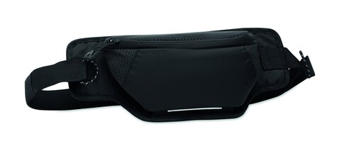 Gürteltasche 420D-Nylon - Schwarz bedrucken, Art.-Nr. MO2392-03 Gürteltasche 420D-Nylon - Schwarz bedrucken, Art.-Nr. MO2392-03