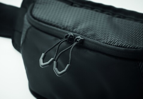 Gürteltasche 420D-Nylon - Schwarz bedrucken, Art.-Nr. MO2392-03 Gürteltasche 420D-Nylon - Schwarz bedrucken, Art.-Nr. MO2392-03