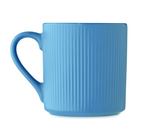 Keramikbecher matt 340ml - Blau bedrucken, Art.-Nr. MO2397-04