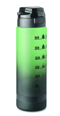Sport-Trinkflasche RPET 1L - Grün bedrucken, Art.-Nr. MO2409-09