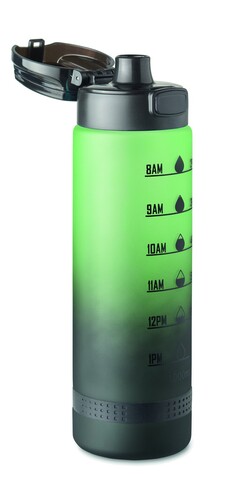Sport-Trinkflasche RPET 1L - Grün bedrucken, Art.-Nr. MO2409-09