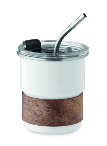 Einwandiger Becher 260 ml - Weiß bedrucken, Art.-Nr. MO2423-06 Einwandiger Becher 260 ml - Weiß bedrucken, Art.-Nr. MO2423-06