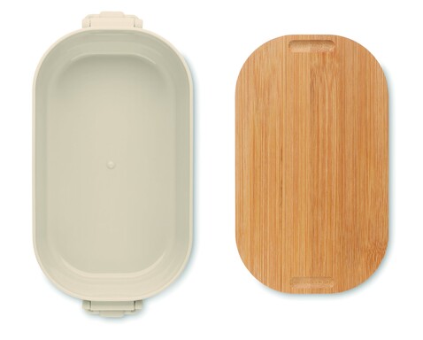 Lunchbox PP 700 ml - Beige bedrucken, Art.-Nr. MO2459-13