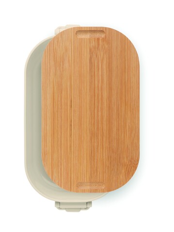 Lunchbox PP 700 ml - Beige bedrucken, Art.-Nr. MO2459-13
