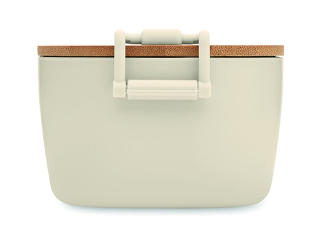Lunchbox PP 700 ml - Beige bedrucken, Art.-Nr. MO2459-13