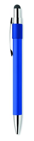 Druckkugelschreiber mit Stylus - Königsblau bedrucken, Art.-Nr. MO2488-37 Druckkugelschreiber mit Stylus - Königsblau bedrucken, Art.-Nr. MO2488-37