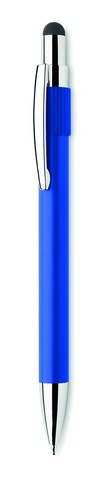 Druckkugelschreiber mit Stylus - Königsblau bedrucken, Art.-Nr. MO2488-37 Druckkugelschreiber mit Stylus - Königsblau bedrucken, Art.-Nr. MO2488-37