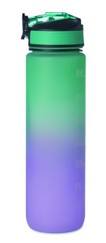 Sport-Trinkflasche RPET 1L - Türkis bedrucken, Art.-Nr. MO2489-12