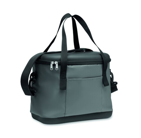 Kühltasche aus 50C-Plane 16L - Steingrau bedrucken, Art.-Nr. MO2560-15