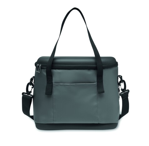 Kühltasche aus 50C-Plane 16L - Steingrau bedrucken, Art.-Nr. MO2560-15