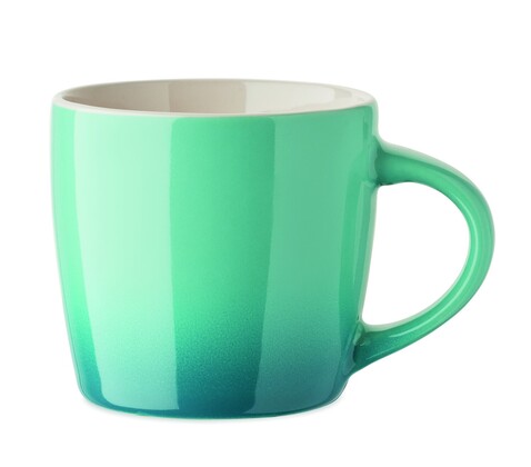 Keramikbecher 300 ml - Türkis bedrucken, Art.-Nr. MO2564-12 Keramikbecher 300 ml - Türkis bedrucken, Art.-Nr. MO2564-12