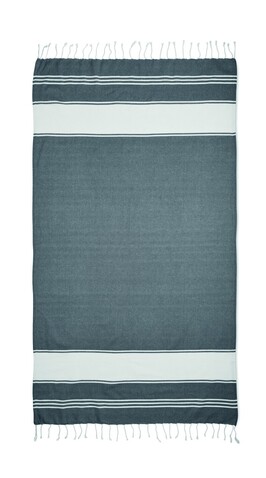 Strandtuch-Set - Blau bedrucken, Art.-Nr. MO2584-04 Strandtuch-Set - Blau bedrucken, Art.-Nr. MO2584-04