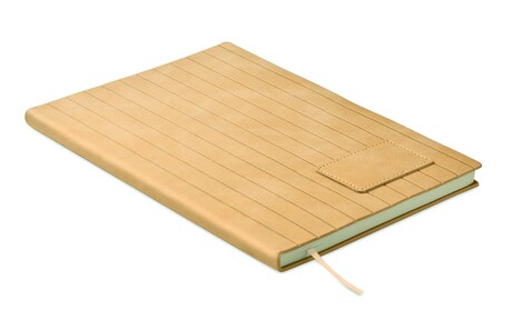 DIN A5 Smokey Notizbuch PU - Beige bedrucken, Art.-Nr. MO2663-13 DIN A5 Smokey Notizbuch PU - Beige bedrucken, Art.-Nr. MO2663-13
