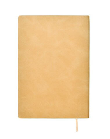 DIN A5 Smokey Notizbuch PU - Beige bedrucken, Art.-Nr. MO2663-13 DIN A5 Smokey Notizbuch PU - Beige bedrucken, Art.-Nr. MO2663-13