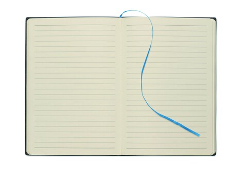 DIN A5 Smokey Notizbuch PU - Blau bedrucken, Art.-Nr. MO2663-04 DIN A5 Smokey Notizbuch PU - Blau bedrucken, Art.-Nr. MO2663-04