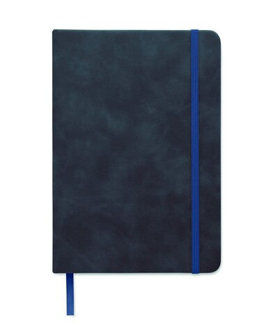 DIN A5 Smokey Notizbuch PU - Blau bedrucken, Art.-Nr. MO2664-04 DIN A5 Smokey Notizbuch PU - Blau bedrucken, Art.-Nr. MO2664-04