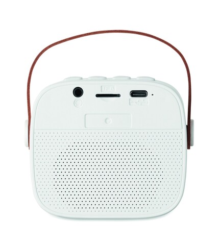 5.0 Wireless Lautsprecher - Weiß bedrucken, Art.-Nr. MO2666-06 5.0 Wireless Lautsprecher - Weiß bedrucken, Art.-Nr. MO2666-06